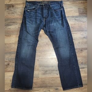 American Eagle Outfitters Dark Blue Relaxed Jeans